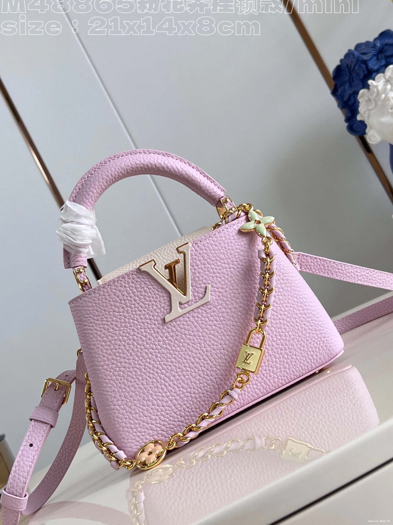 CAPUCINES LOUIS MINI-21*14*8CM VUITTON 0712